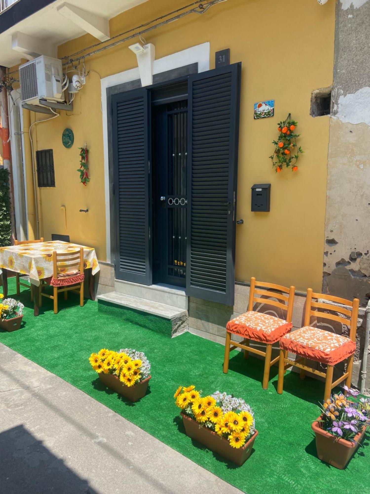 Vila La Casa Del Sole Katánie Exteriér fotografie